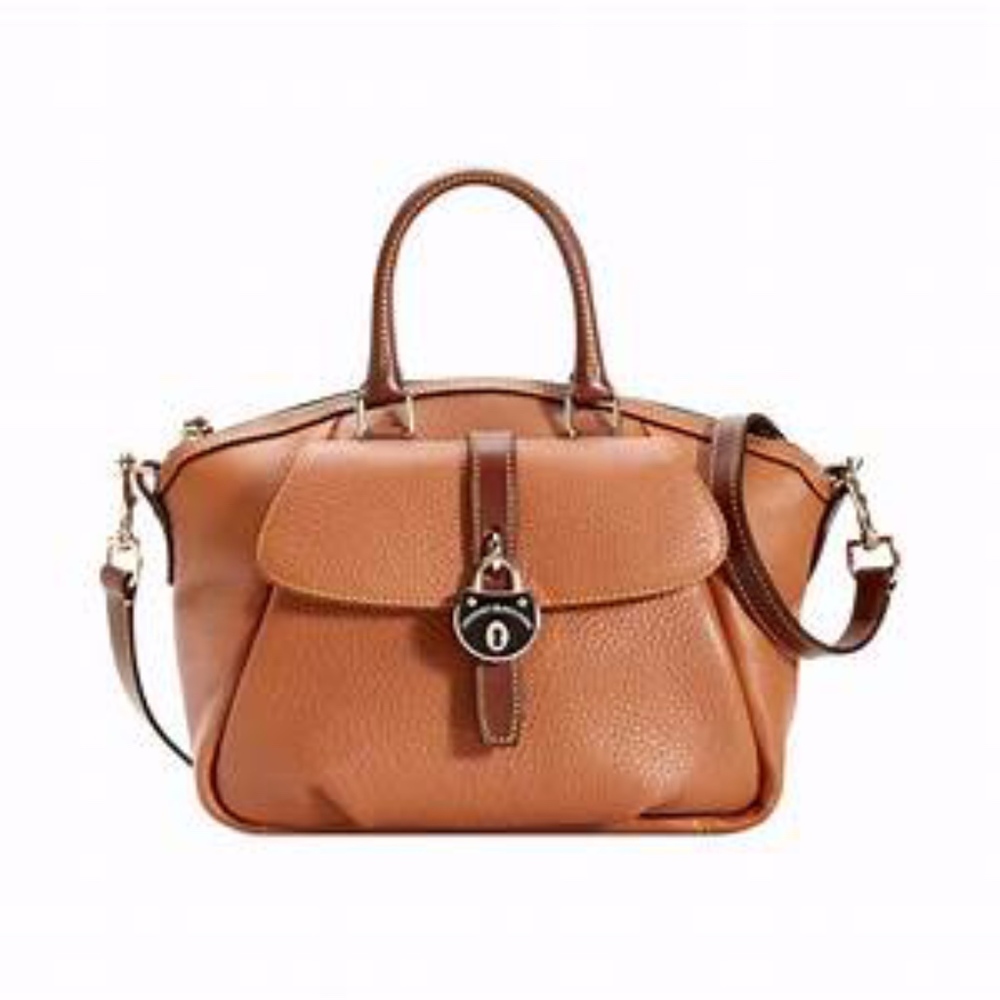 Dooney and Bourke Brown Samba Leather Satchel